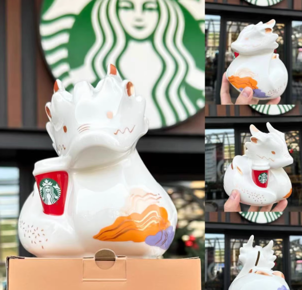 Starbucks Year Of The Dragon Ceramic Dragon Piggy Bank