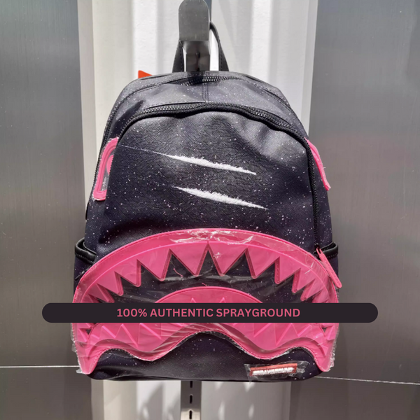 Sprayground White Shark Mouth Money Bear Books Bag School Laptop Backpack  Rare