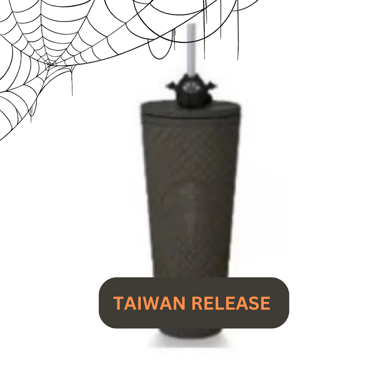 HOT Starbucks Taiwan 2023 Halloween black/grey jeweled cup 24oz come w –  loveinstarbucks