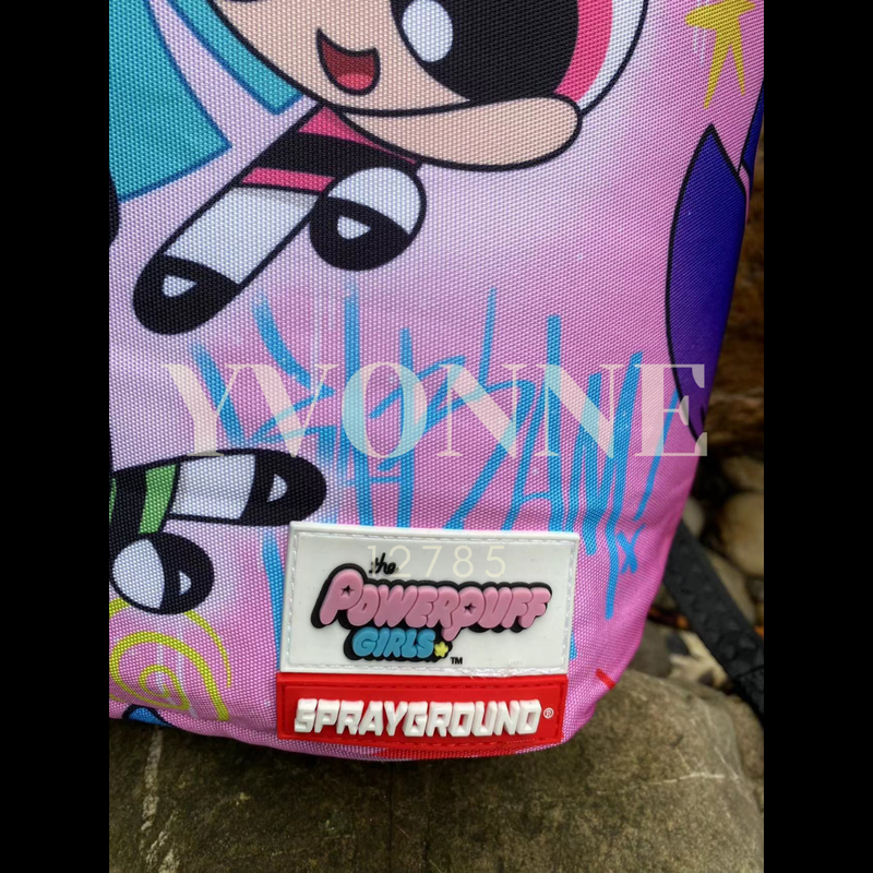 Sprayground x The Powerpuff Girls Backpack On The Run Pink Bag BRAND NEW  NWT