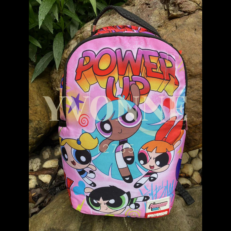 Sprayground x The Powerpuff Girls Backpack On The Run Pink Bag
