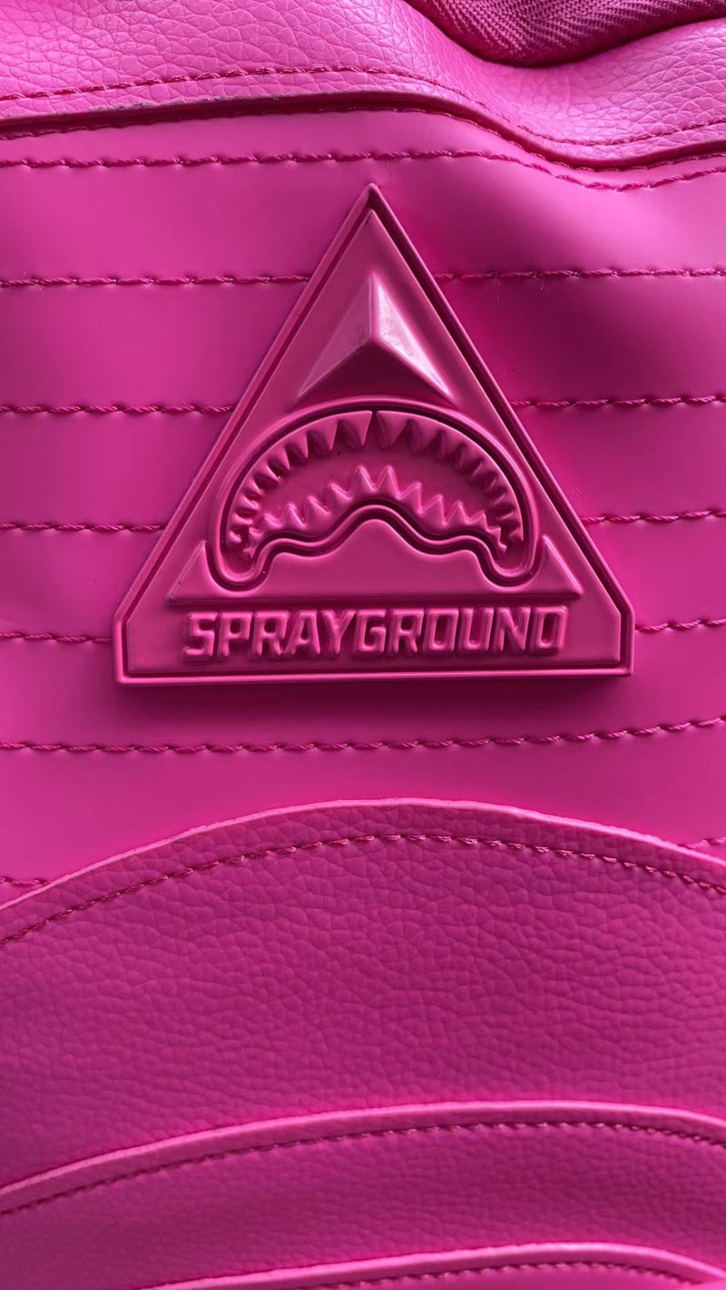 Sprayground Backpack Society Of Sharks Money Technique Pink Laptop