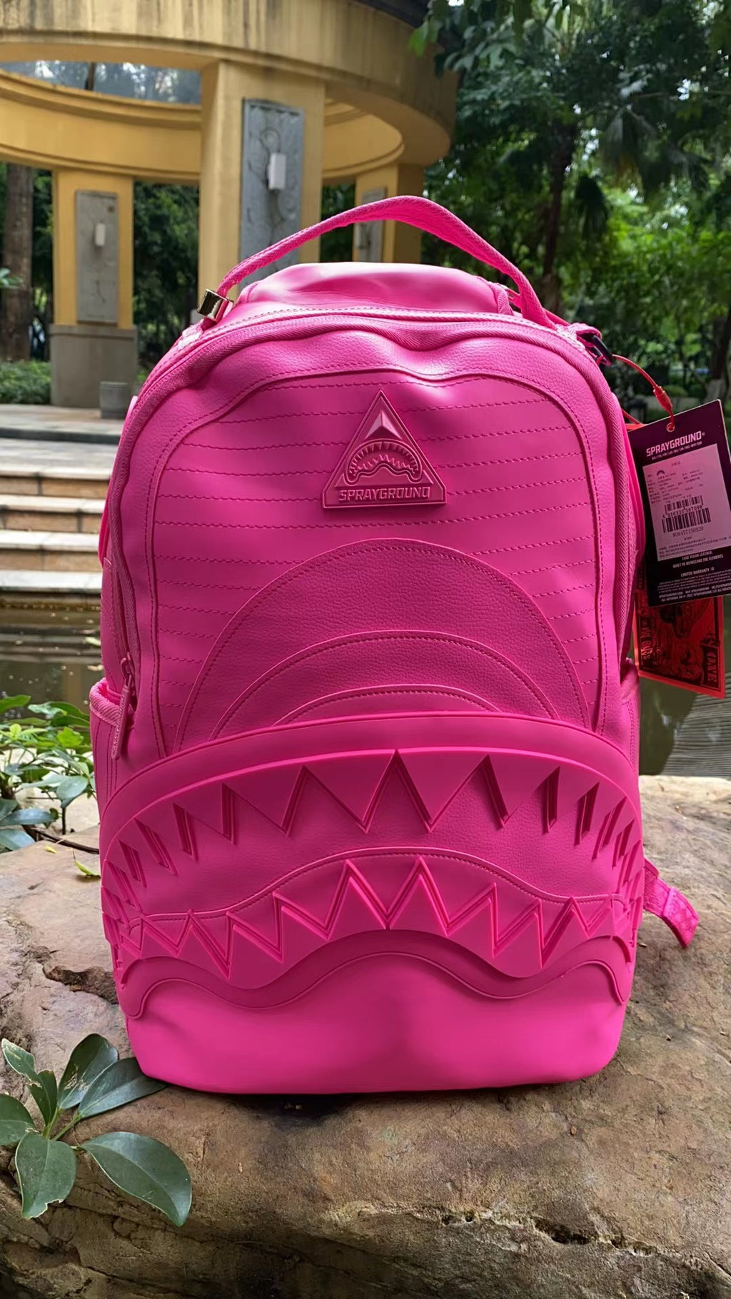 Sprayground Backpack Sakura Shockwave Pink Backpack Books Laptop Bag N –  Yvonne12785