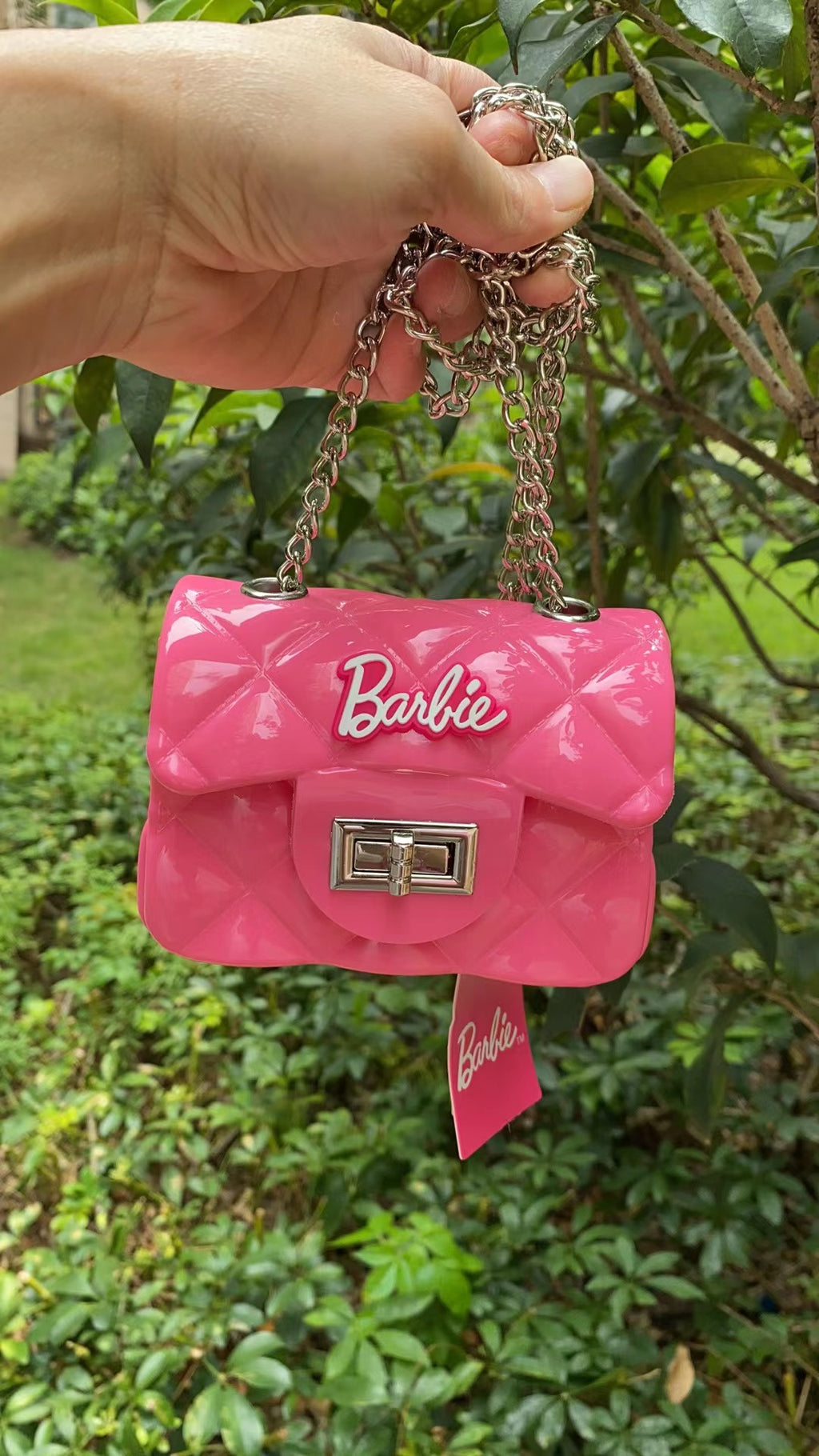 Miniso Barbie Series Pink Barbie Crossbody Bag Fashion Style