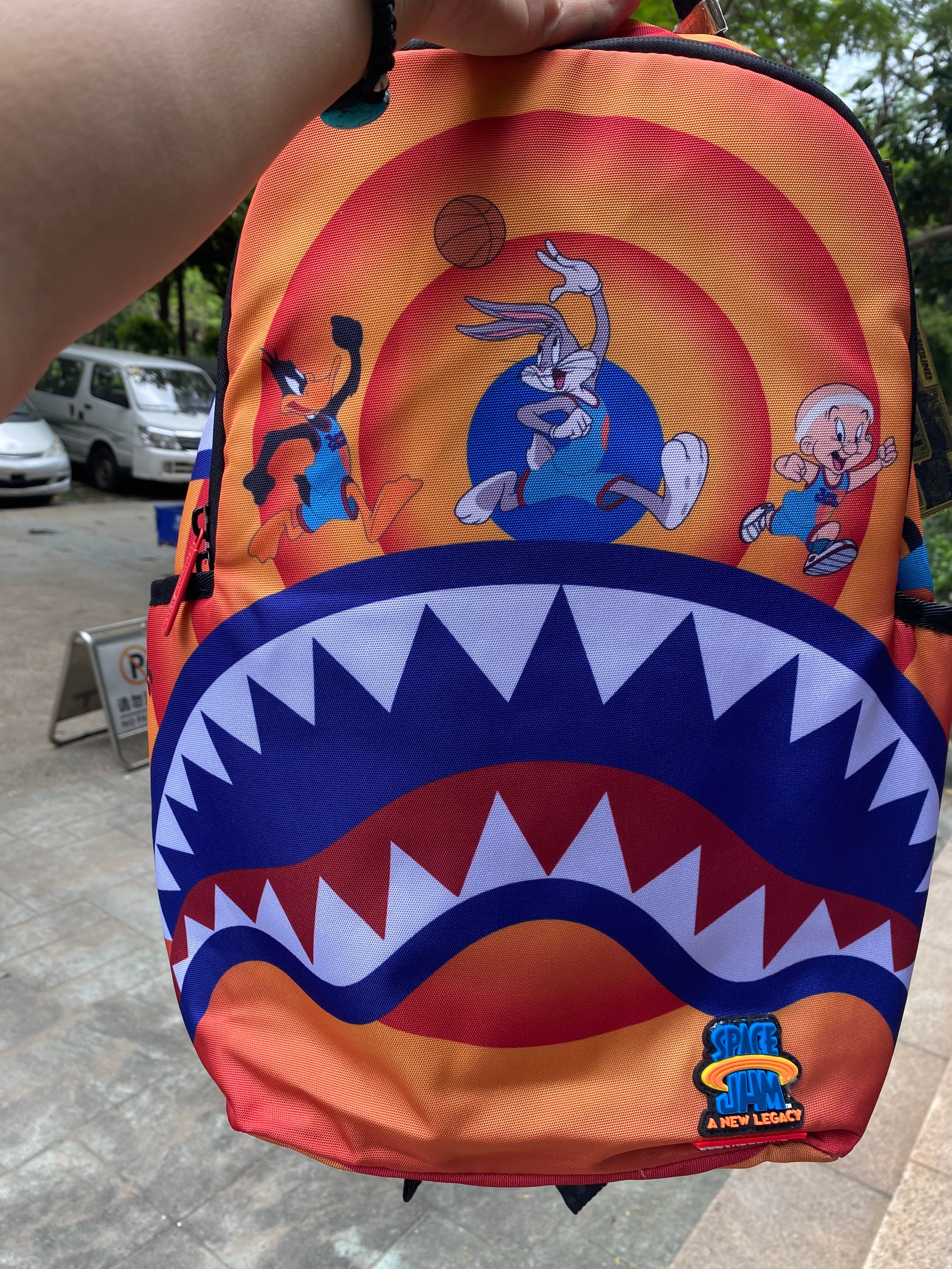 SPRAYGROUND SPACE JAM2 BACKPACK SHARK DUNK (DLXR) School Bag Laptop Bag NEW