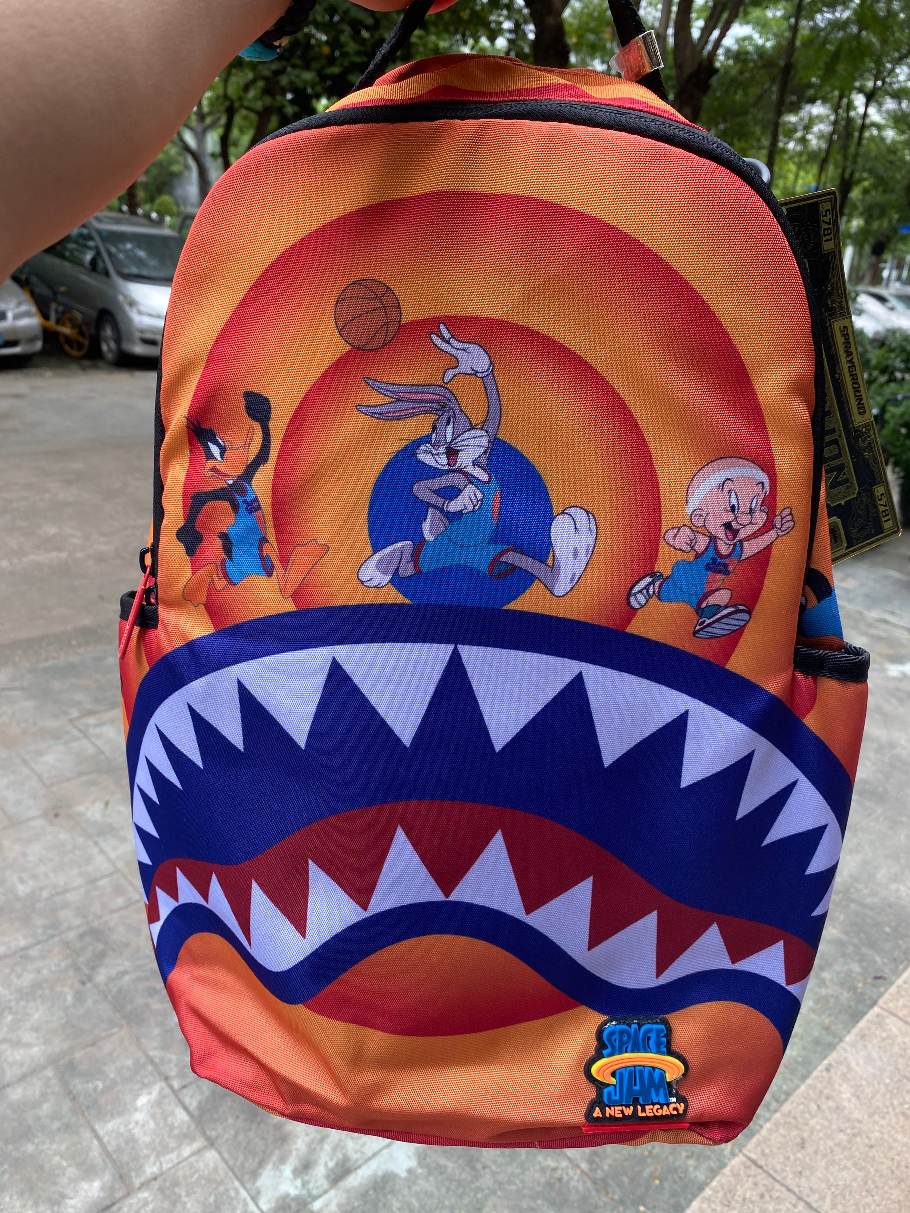 SPRAYGROUND SPACE JAM2 BACKPACK SHARK DUNK (DLXR) School Bag Laptop Bag NEW