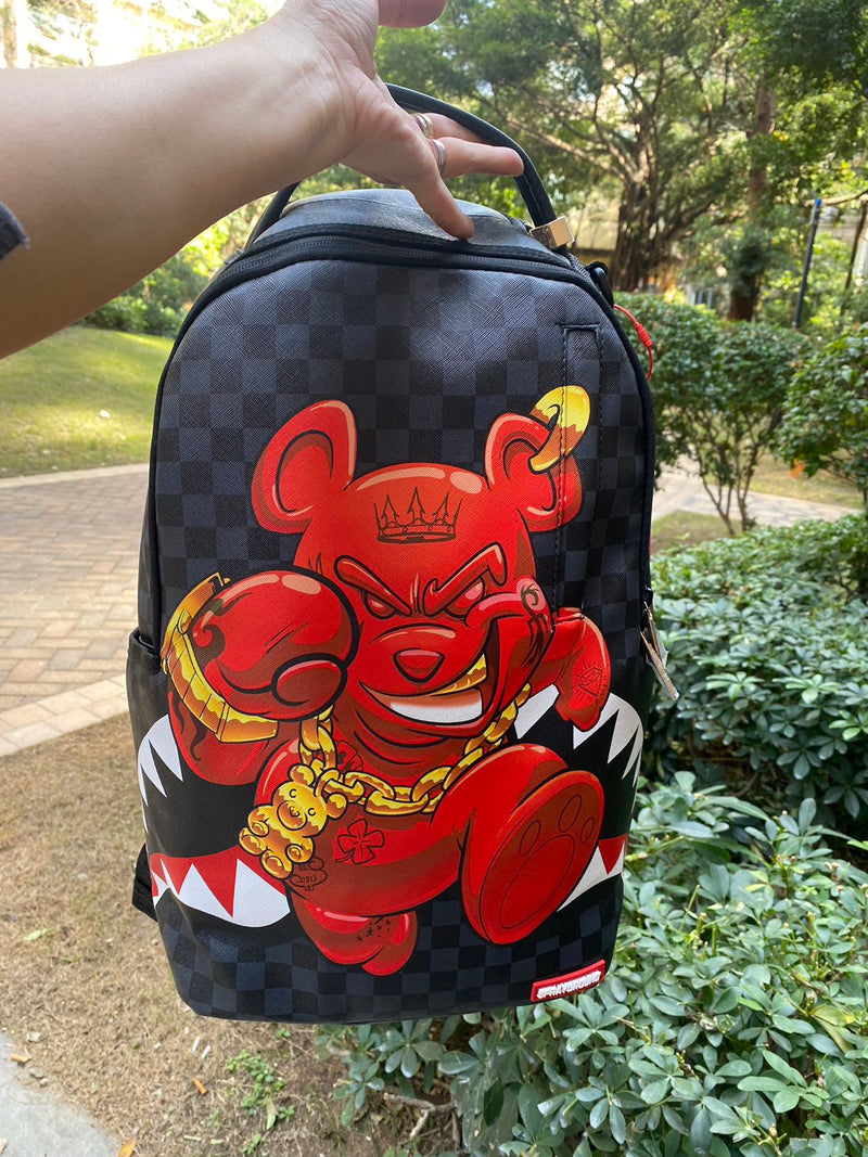 Sprayground Chase Bank Diablo Back At It Teddy Bear Backpack (DLXV