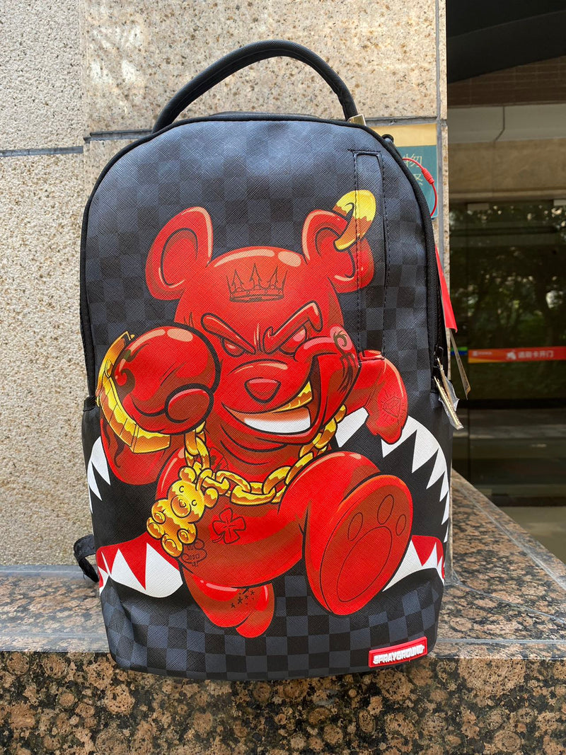 Sprayground Chase Bank Diablo Back At It Teddy Bear Backpack (DLXV