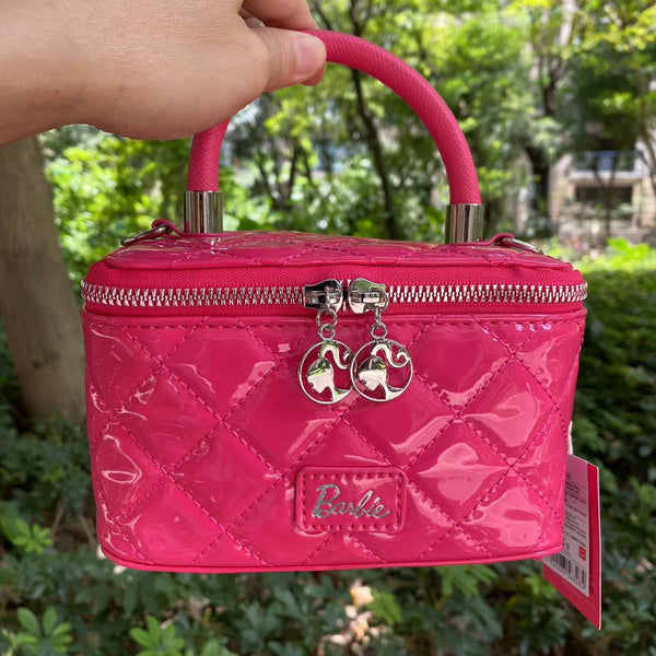 Miniso Barbie Series Pink Jelly Mini Bag Fashion Style