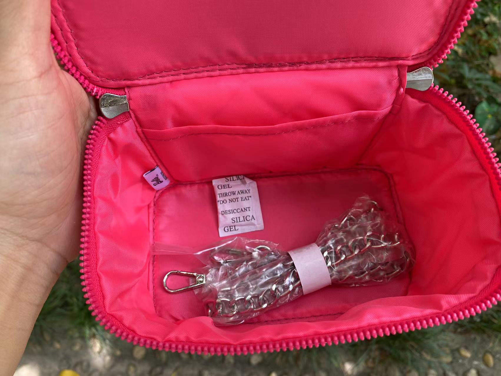Miniso Barbie Series Pink Transparent Bag Fashion Style