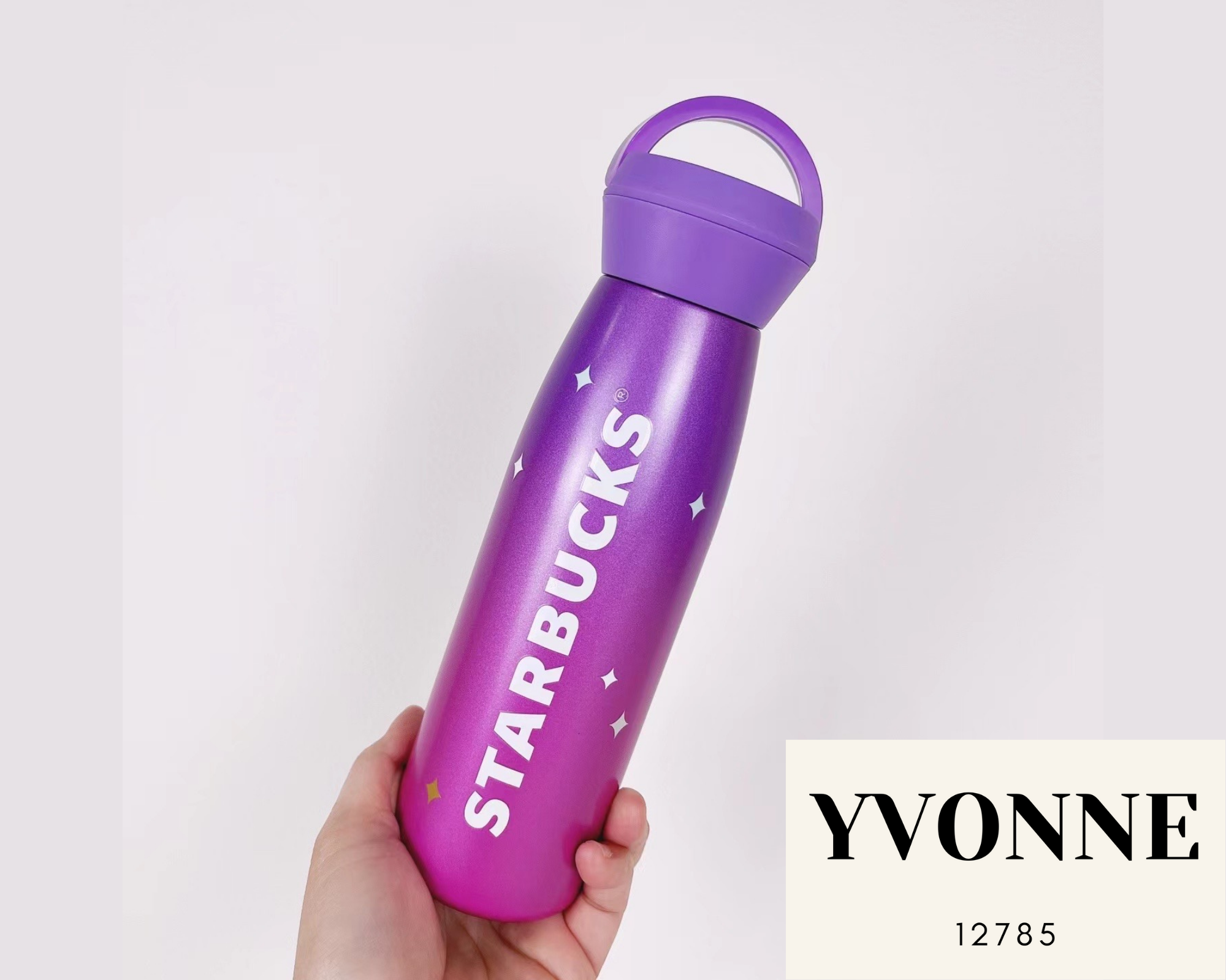 PRE ORDER 2022 Starbucks Taiwan Fantasy Galaxy Purple Stainless Steel Kettle 14oz Cup Bottle
