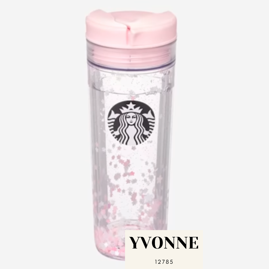 PRE ORDER Starbucks 2023 China 10oz Pink Gradient Cherry Blossom Glass