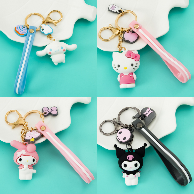 Cute pink bundle keychain  Girly car accessories, Car keychain
