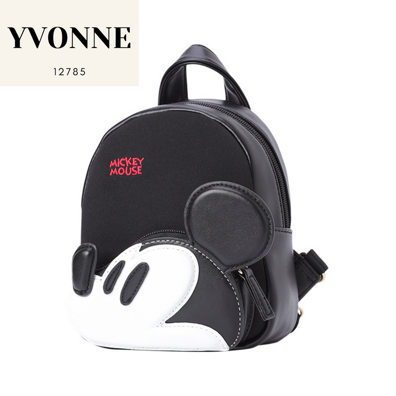 Disney Shanghai Mickey Mouse Black Backpack Fashion Bag – Yvonne12785