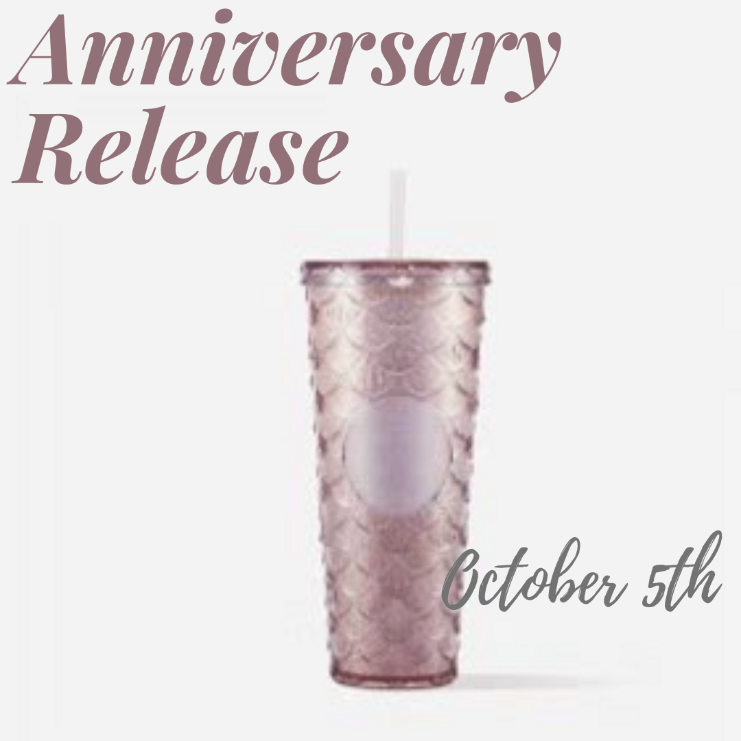 Starbucks 2022 China Anniversary Pink Scales Cup 24oz Plastic Straw Cup