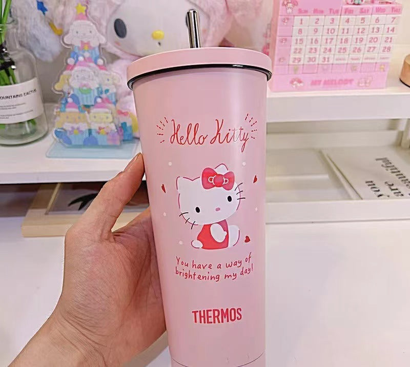Sanrio Clear Tumbler Hello Kitty