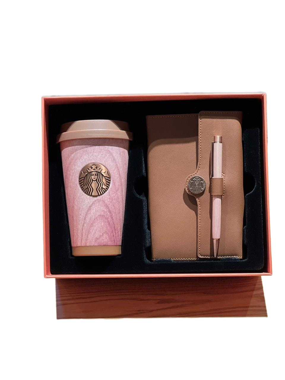590ml/20oz Warm Autumn Novel Style Stainless Steel Cup with Starbucks Logo Bottle  Holder – Ann Ann Starbucks