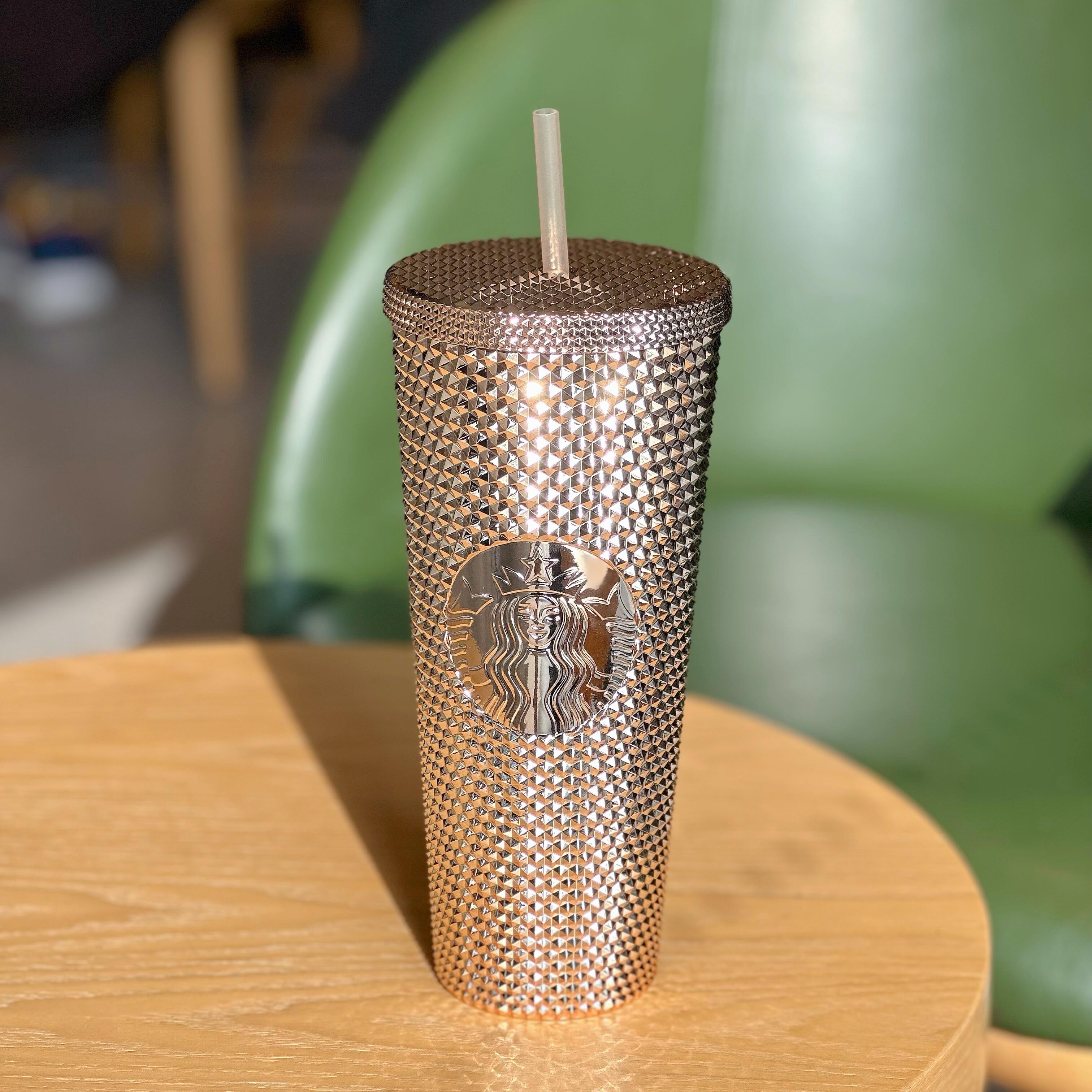 Starbucks 2023 China Bronze Gold Studded Cup 24oz Tumbler