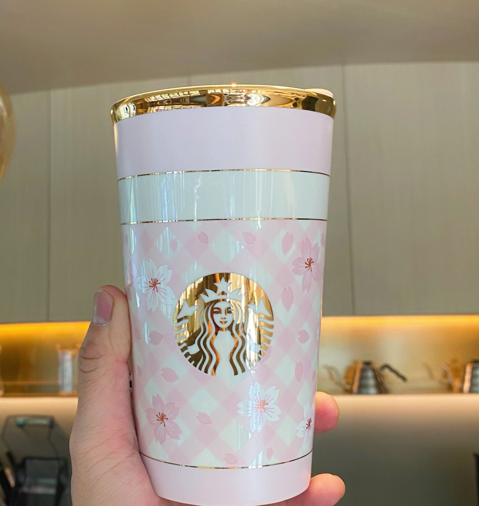 Starbucks Pink Cherry Blossom Limited Edition 12oz Ceramic Cup