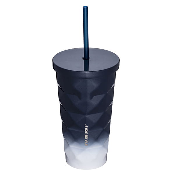 Starbucks 2021 Taiwan Starry Night Blue Pineapple 16oz Stainless Steel Straw Tumbler