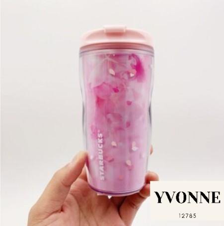 Starbucks China 2020 Cherry Blossom Pink Plastic Cup 8oz - Yvonne12785