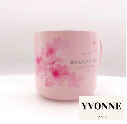 Starbucks China 2020 Cherry Blossom Pink Coffee Cup 12oz Stainless Steel Mug - Yvonne12785
