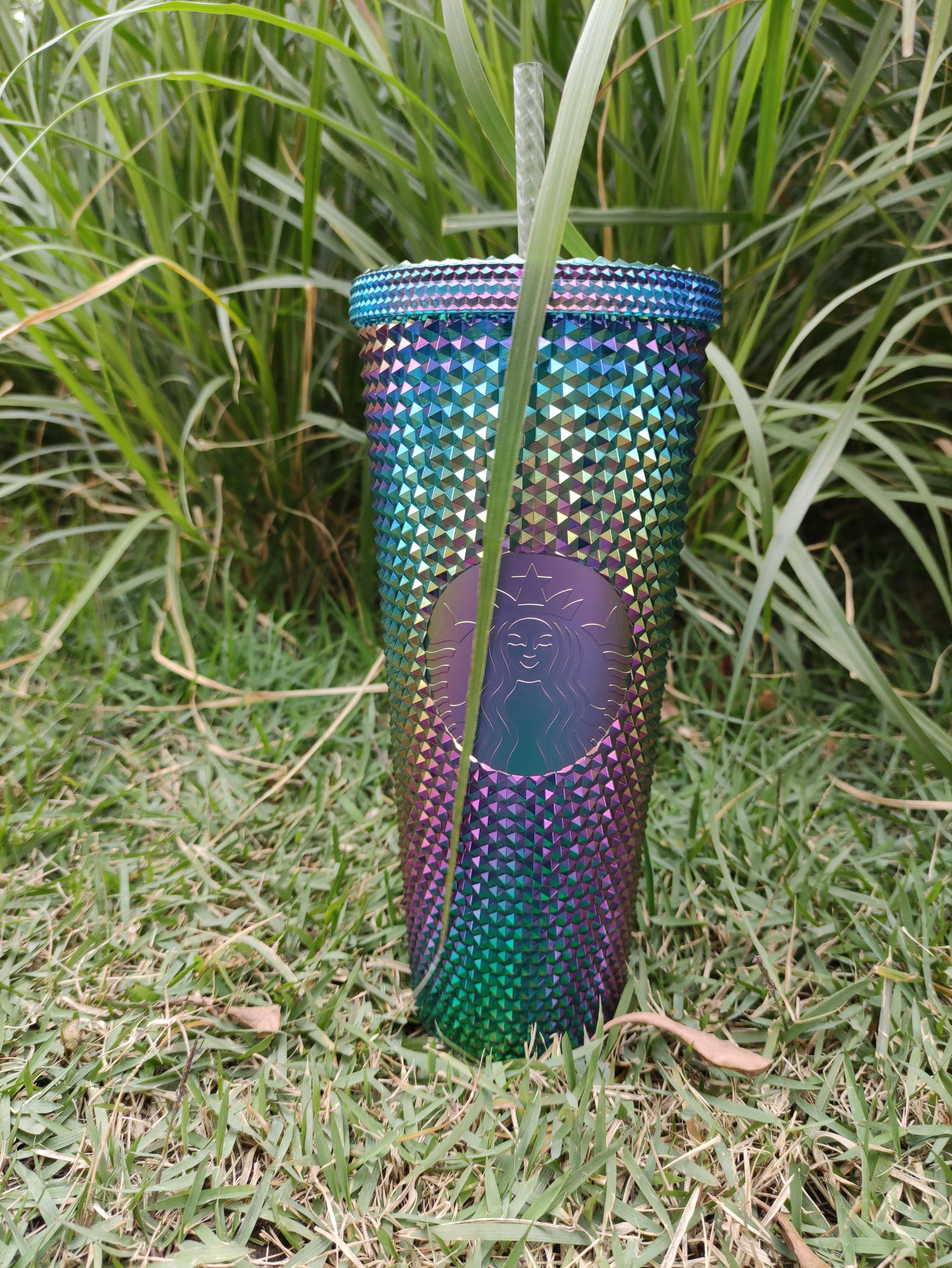 Starbucks 2020 China Magic Purple Oil Slick Studded Straw Cup 25oz Tumbler - Yvonne12785