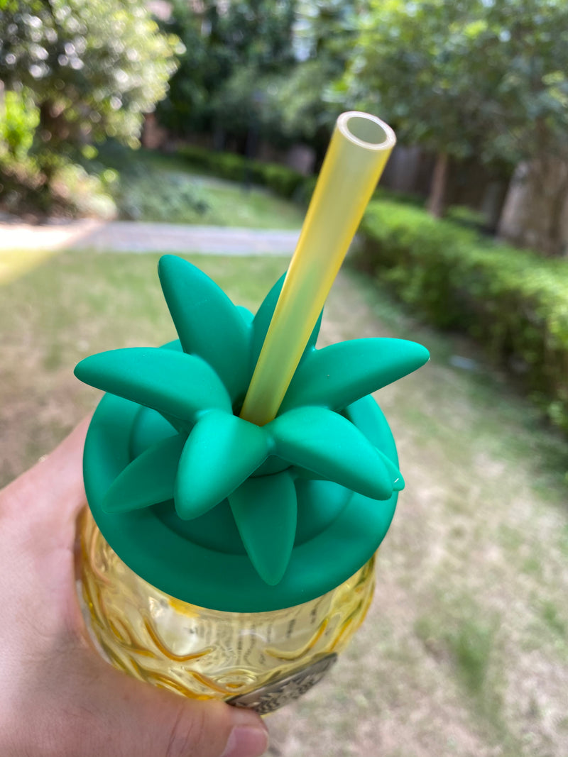 Starbucks China 2021 Colorful jungle Frappuccino Style Glass Straw