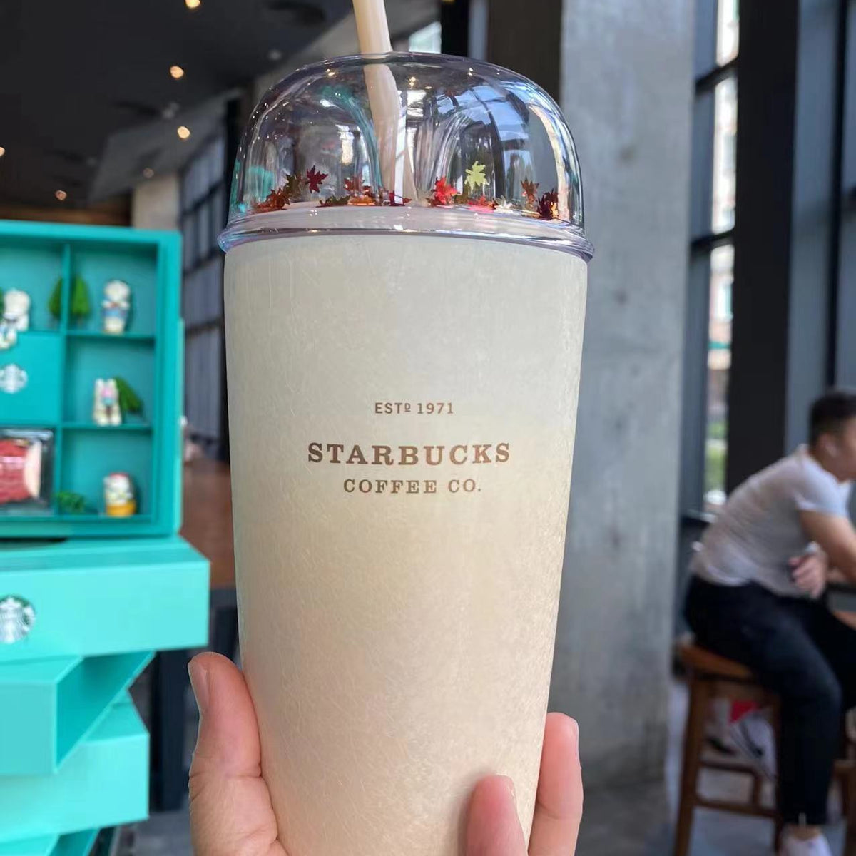 Starbucks 2023 China Milk Tea Gradient 12oz Thermos Stainless Steel Cu