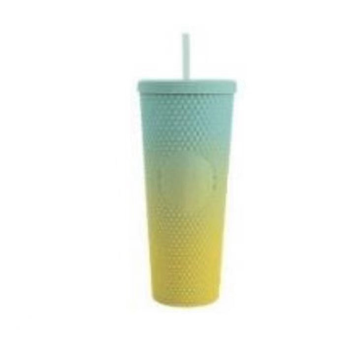 Starbucks Taiwan Ombre Yellow / Green Matte Studded Tumbler Venti popular