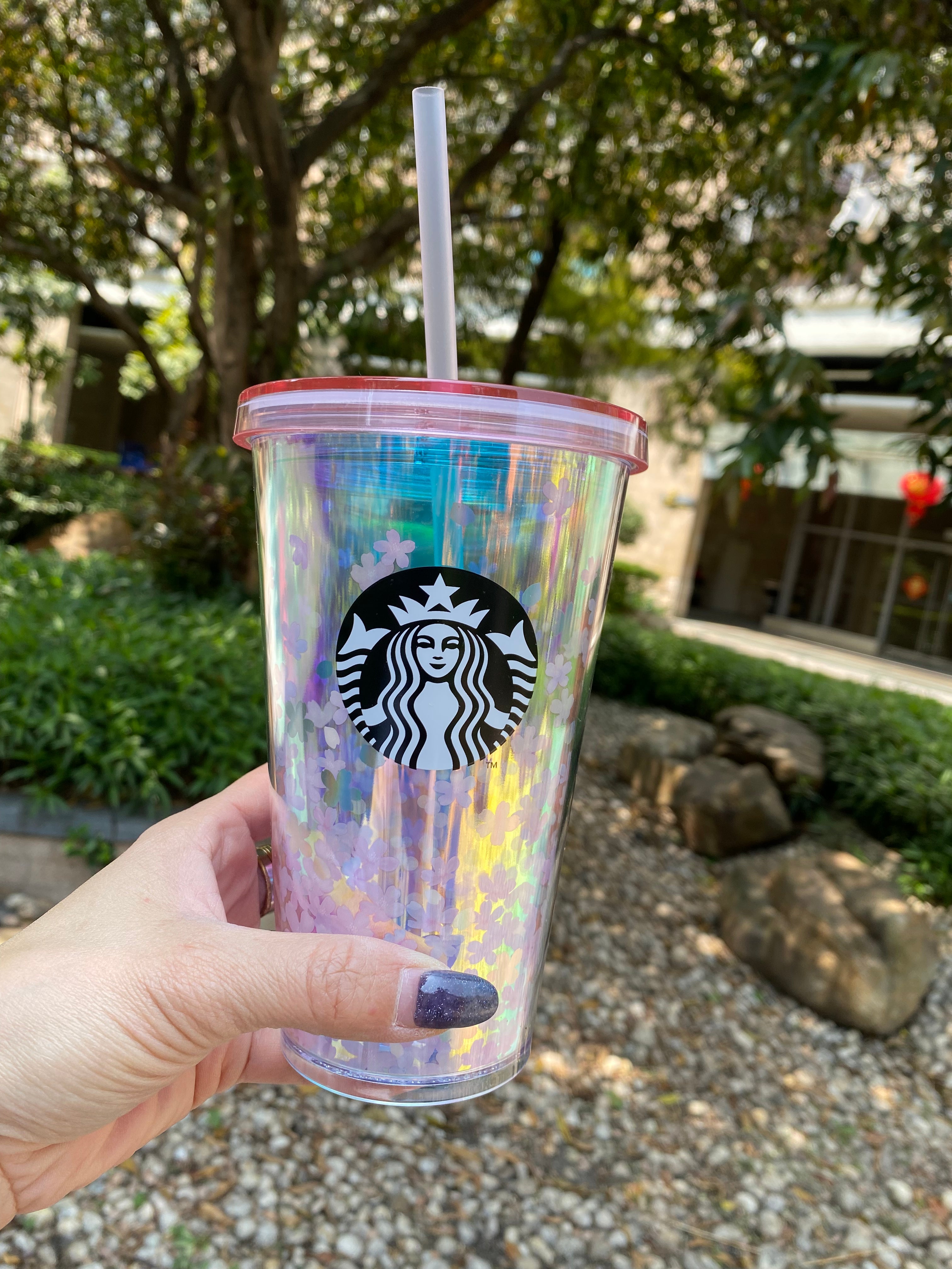 Buying Starbucks Sakura Studded tumbler