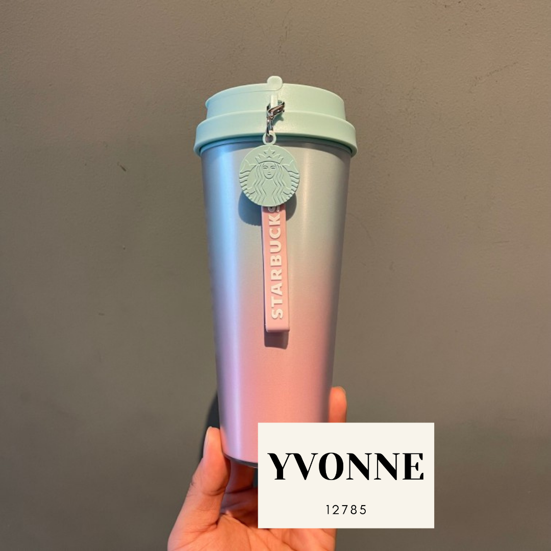 Starbucks reusable cold cup Ombre Pink · Micheles Designs · Online