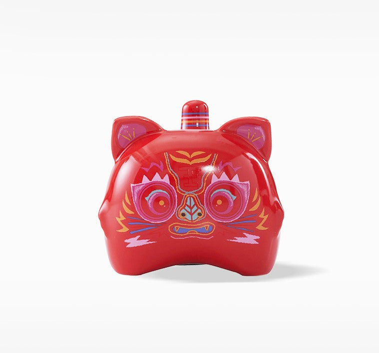 China 2022 Year Of The Tiger Red Piggy Bank