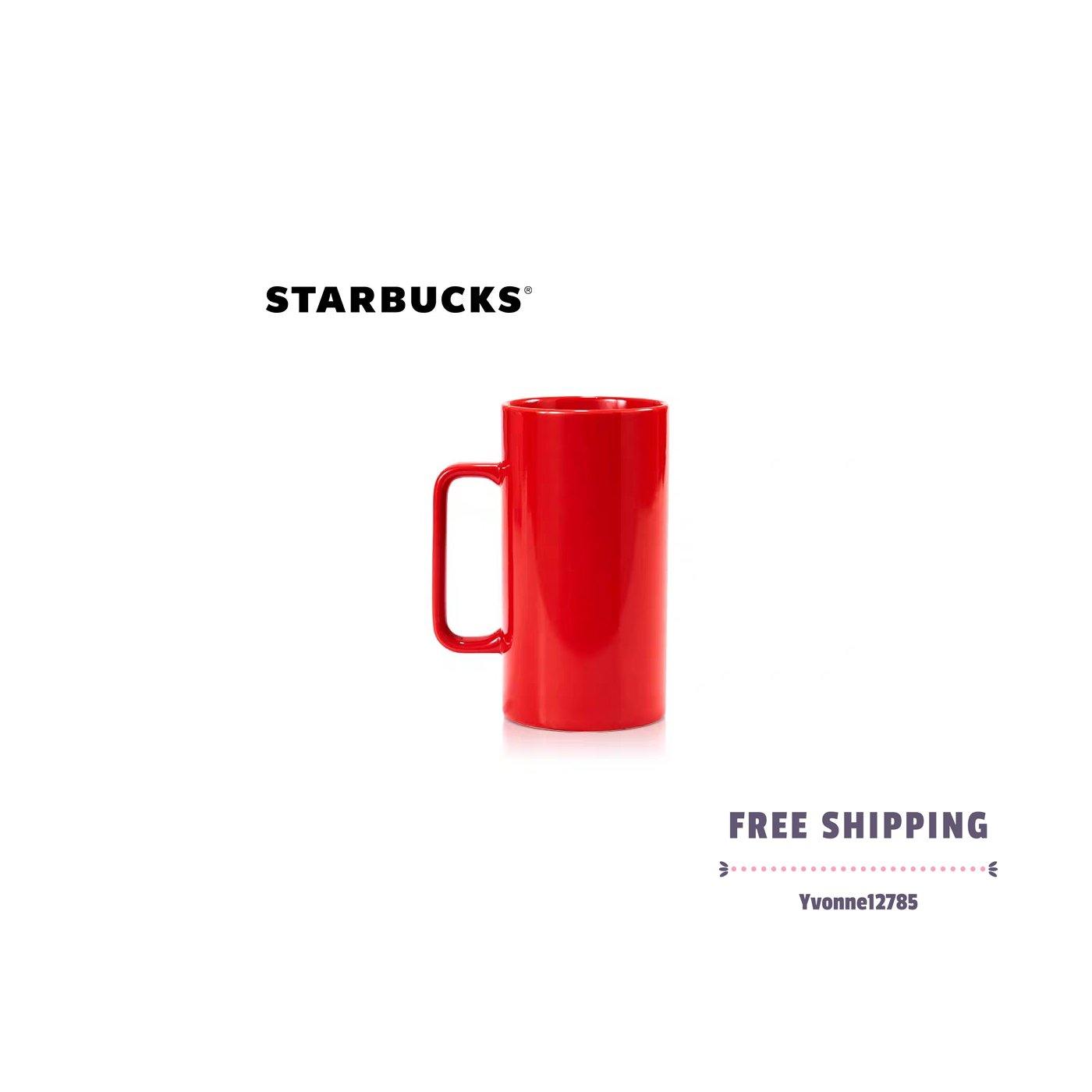 PRE ORDER Starbucks 2020 China Christmas Eve Red Mug Cute Cat 12oz Ceramic Water Cup - Yvonne12785