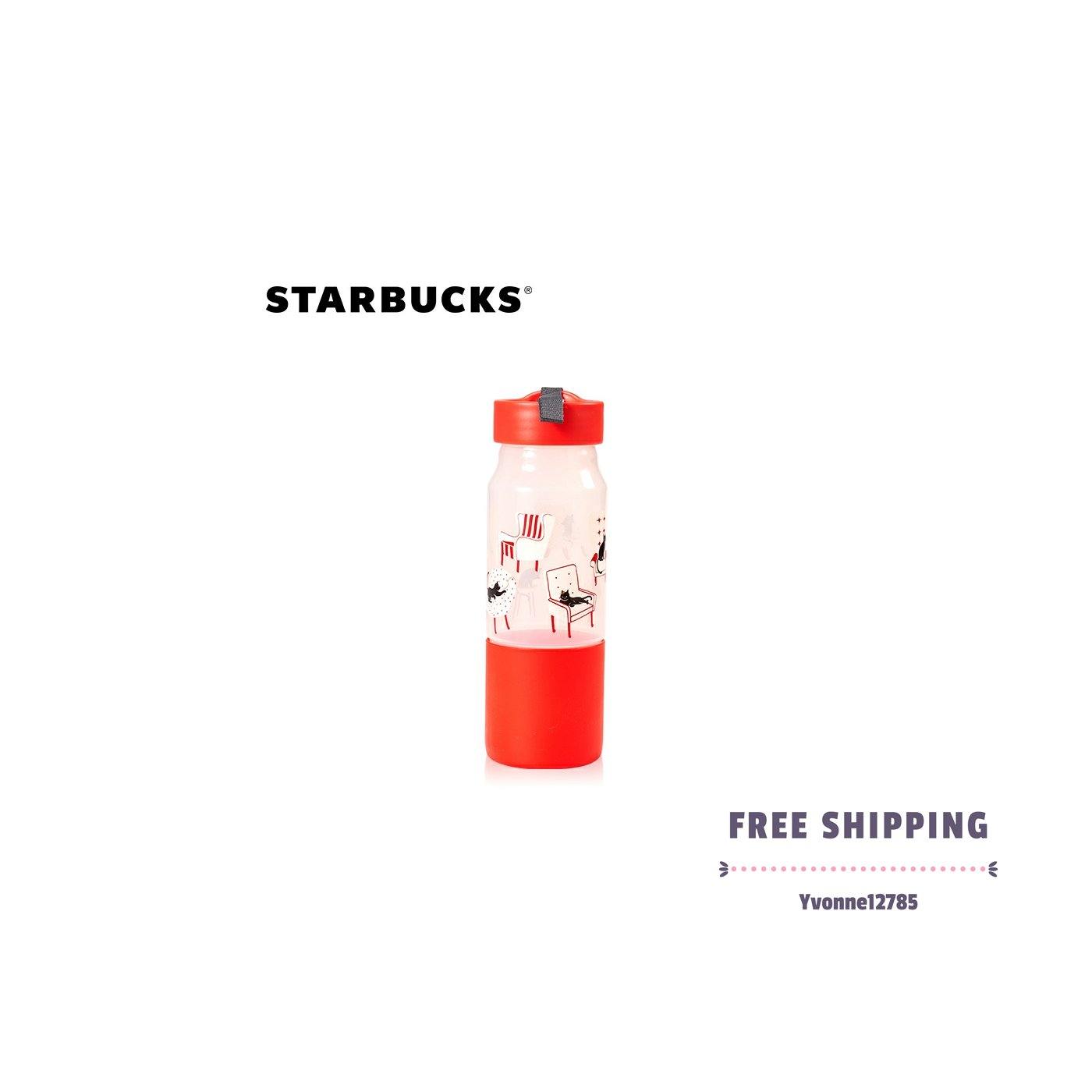 PRE ORDER Starbucks 2020 China Christmas Black Cat 16oz Plastic Water Cup - Yvonne12785