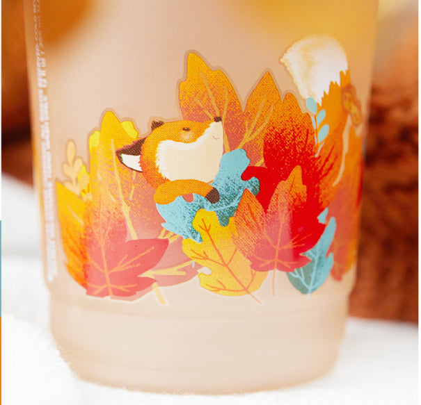 Starbucks Halloween Autumn fox Cute Rabbit Maple Leaf Cup Tumbler Straw  Cold Cup