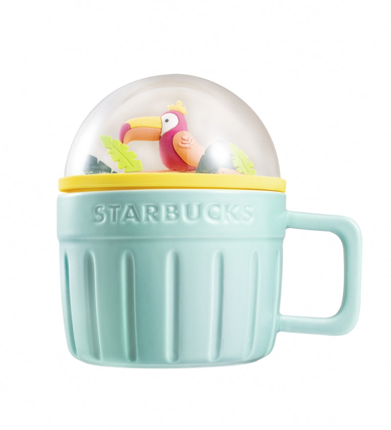 Starbucks 2021 China Summer Colorful Jungle Scene 15oz Toucan Mug