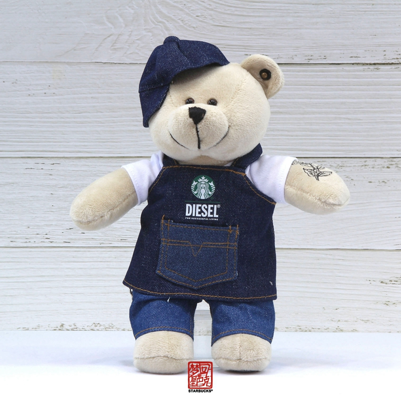 Starbucks & Diesel Denim 2020 Bearista Store Manager Plush Bear - Yvonne12785