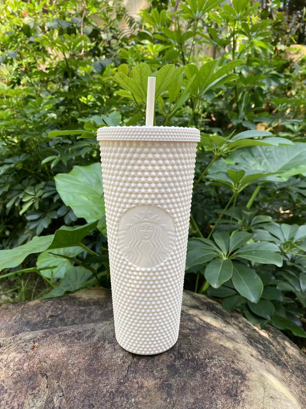 710ml/24oz Classic White Matte Studded Straw Cup Tumbler (Starbucks Marble  Series 2022 Collection) – Ann Ann Starbucks