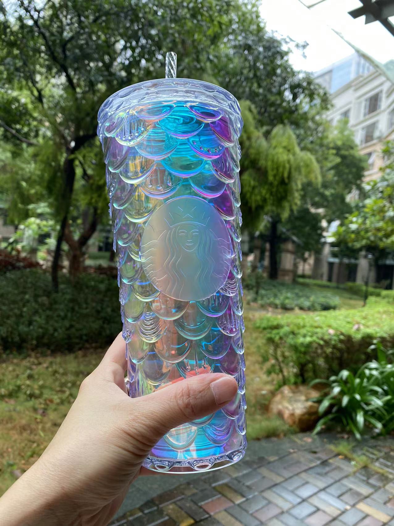 China 2022 Unicorn Scales 24oz Straw Cup Tumbler