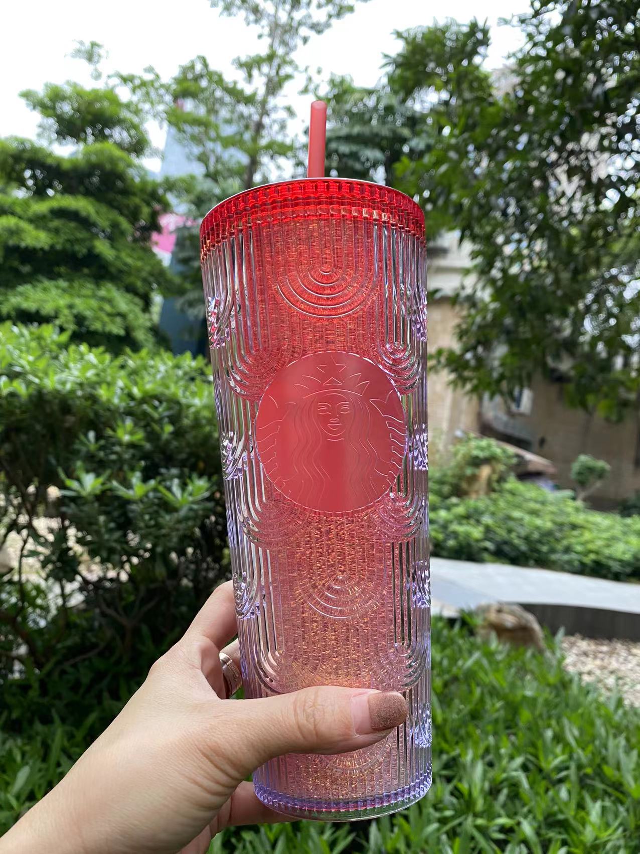 Starbucks 710ml/24oz Mermaid Soft Purple Cold Cup