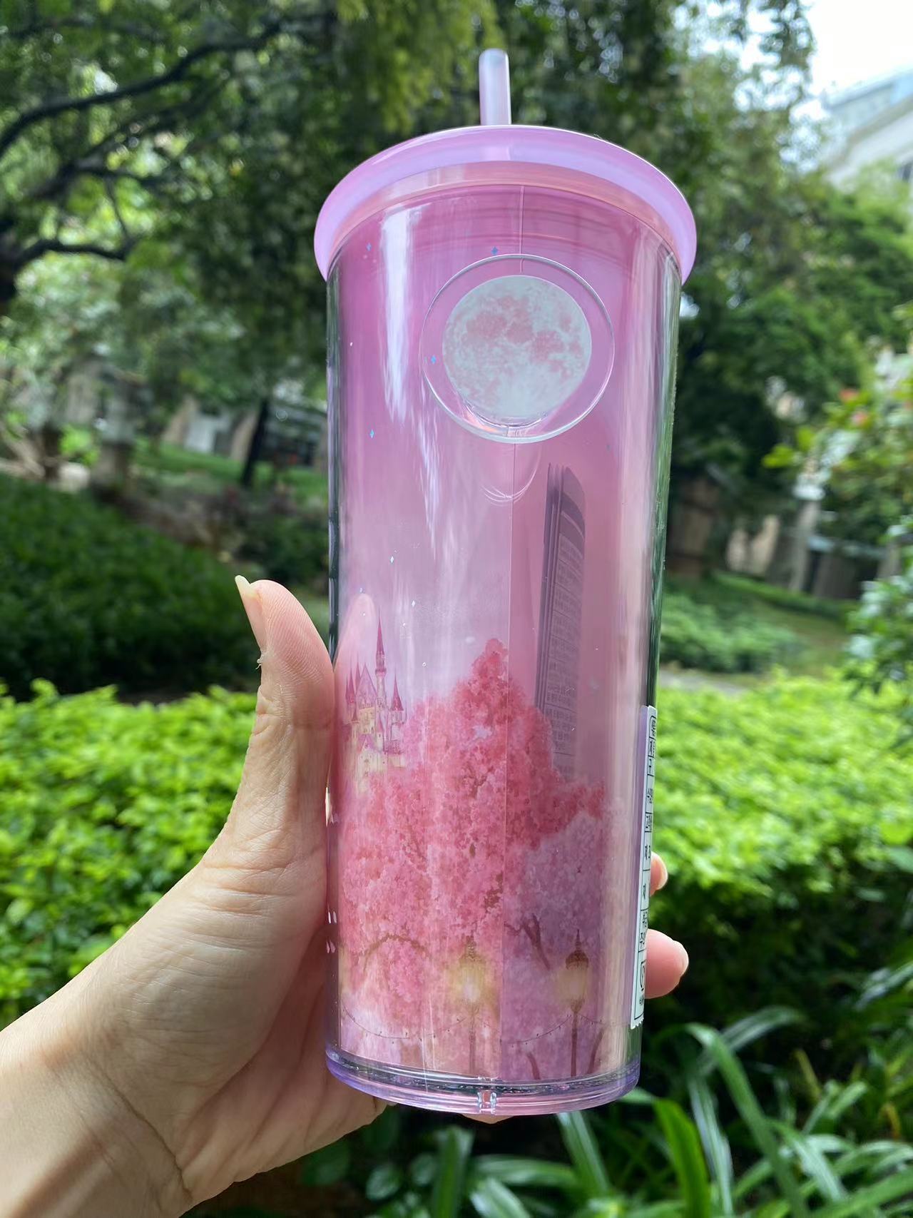 Starbucks Spring Blossom Millennial Pink Cold Cup