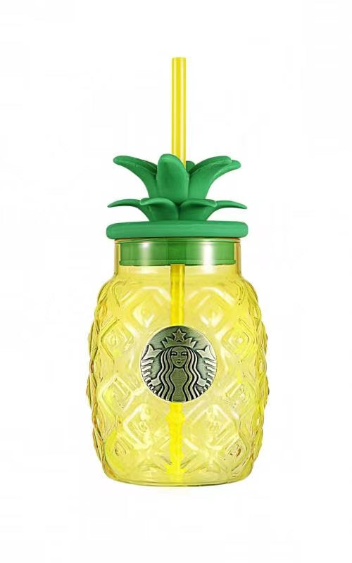 Starbucks China Yellow Whipped Top Glass Cup (Summer Jungle 2021 Edition) –  Ann Ann Starbucks