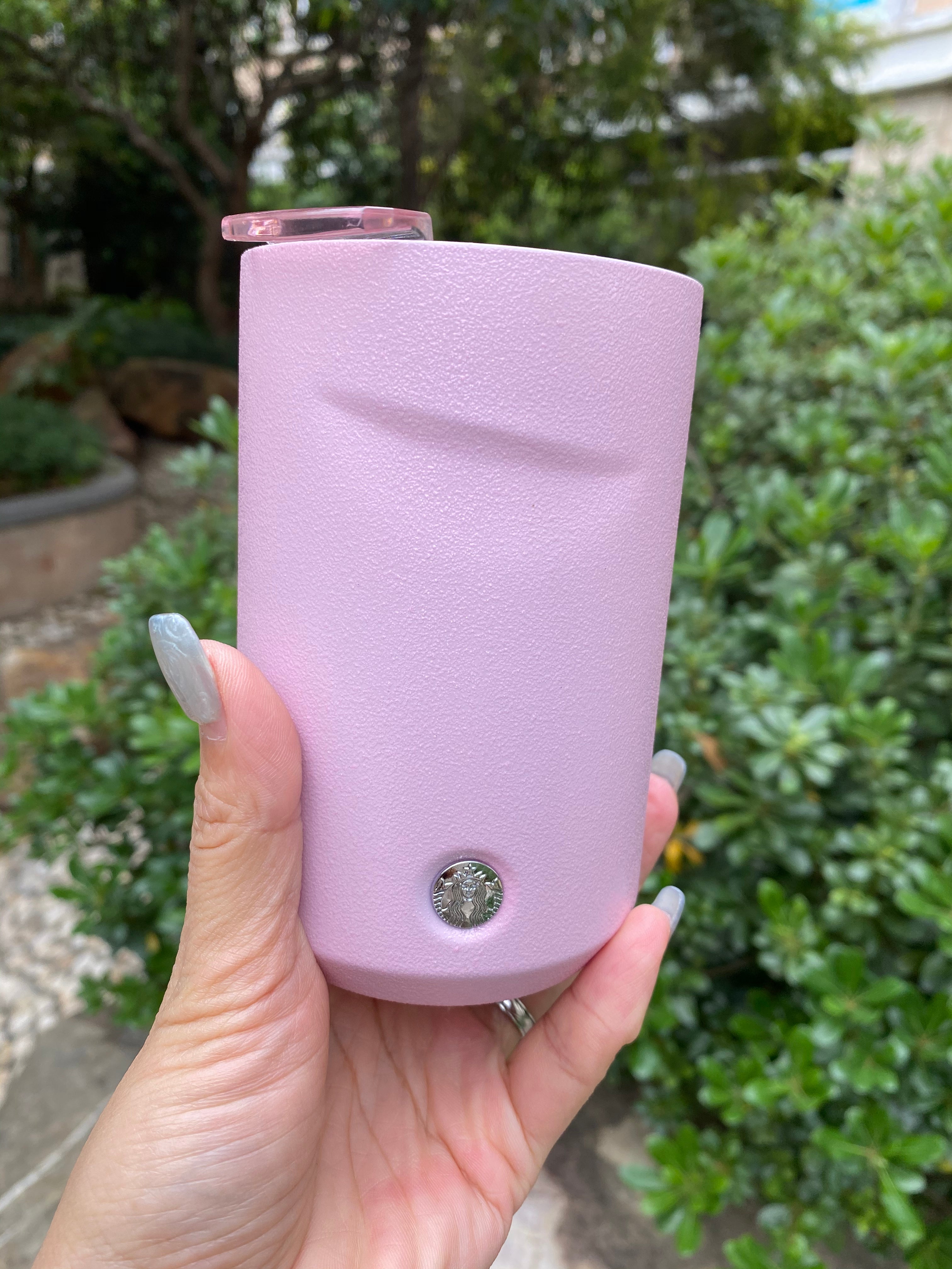 Starbucks Taiwan 2021 Pink Pearlescent Powder Goddess 12oz Stainless Steel Cup