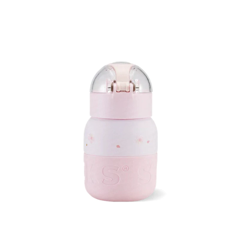 Pink Cherry Blossom Stainless Steel Tumbler with Woven Style Pouch  200ml/6,76oz – Ann Ann Starbucks