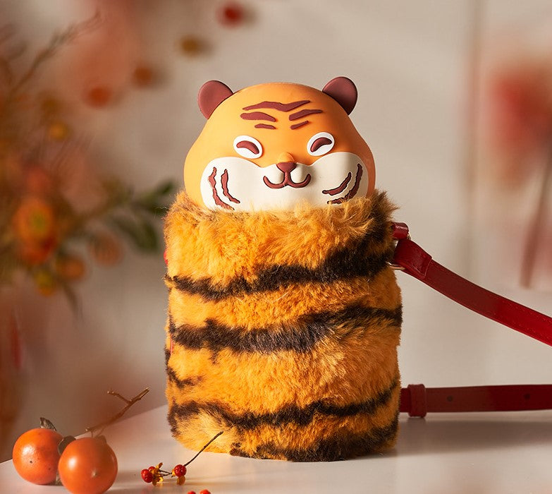 China 2022 Year Of The Tiger 7.5oz Capsule Cup With Tiger Fur Bag